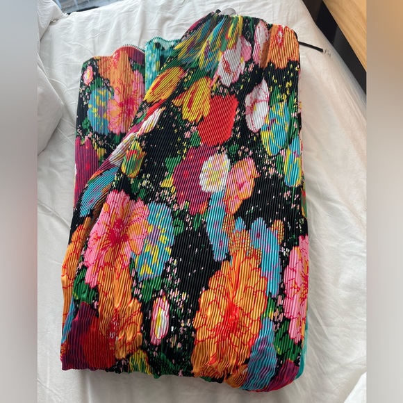 richard quinn floral plissé trousers - Picture 4 of 4